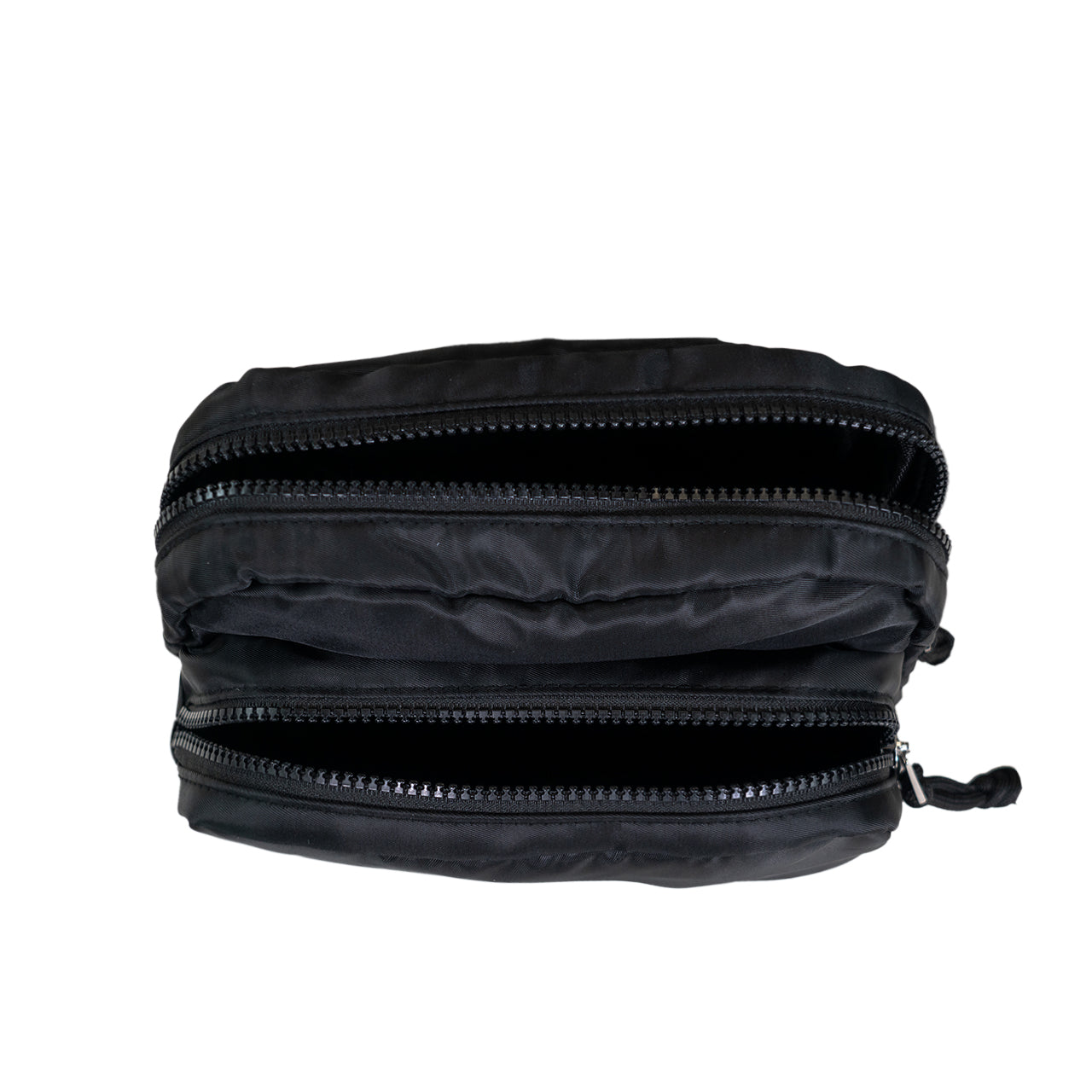 Bearpaw SQUARE DOUBLE ZIP WAIST BAG/SLING BLACK