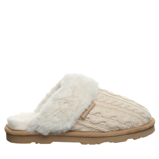Bearpaw RUMIE CABLE KNIT CREAM