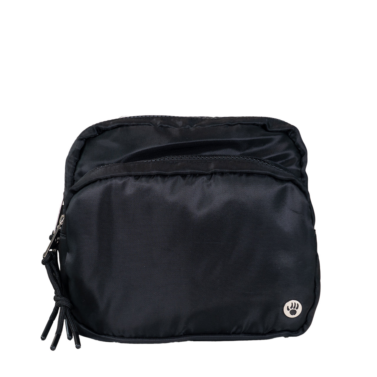 Bearpaw SQUARE DOUBLE ZIP WAIST BAG/SLING BLACK
