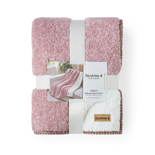 Bearpaw Ashford Throw Mauve