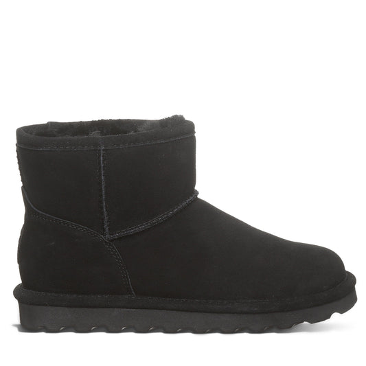 Bearpaw Alyssa Wide Black Ankle Boot Water-Resistant
