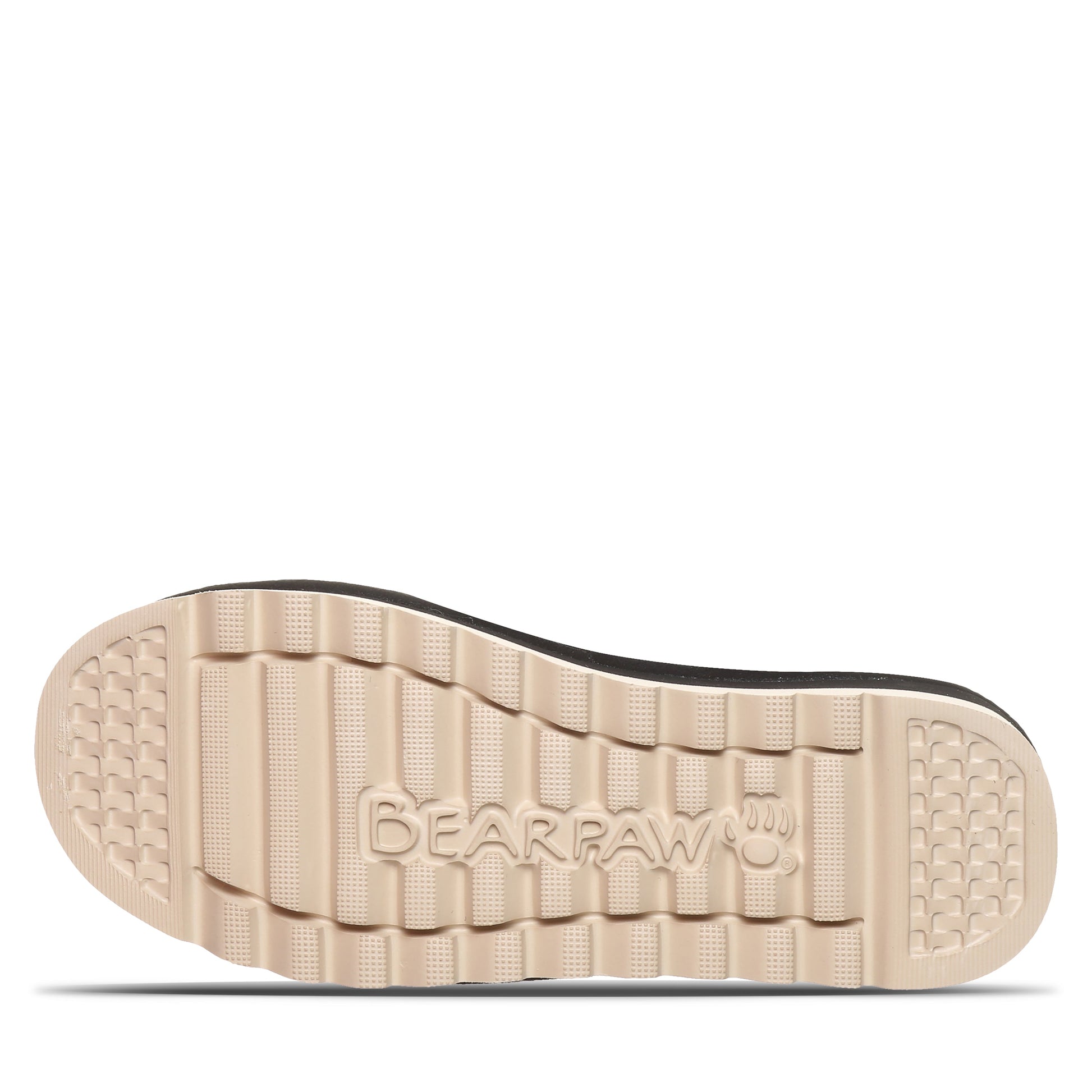Bearpaw Arden Black Suede Clog Slipper With Faux Fur Footbed