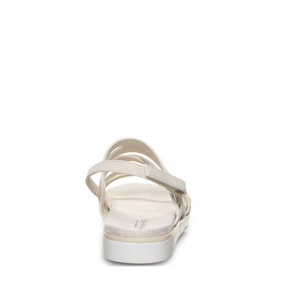 Bearpaw Crete Bone Strappy Sandal With Adjustable Hook and Loop Closure