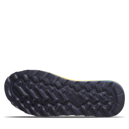 Bearpaw Damian Blue/Gold Men’s Suede Slipper With Wool Blend Lining