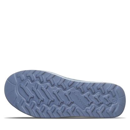Bearpaw Altitude Denim Blue Suede Platform Slide Sandal