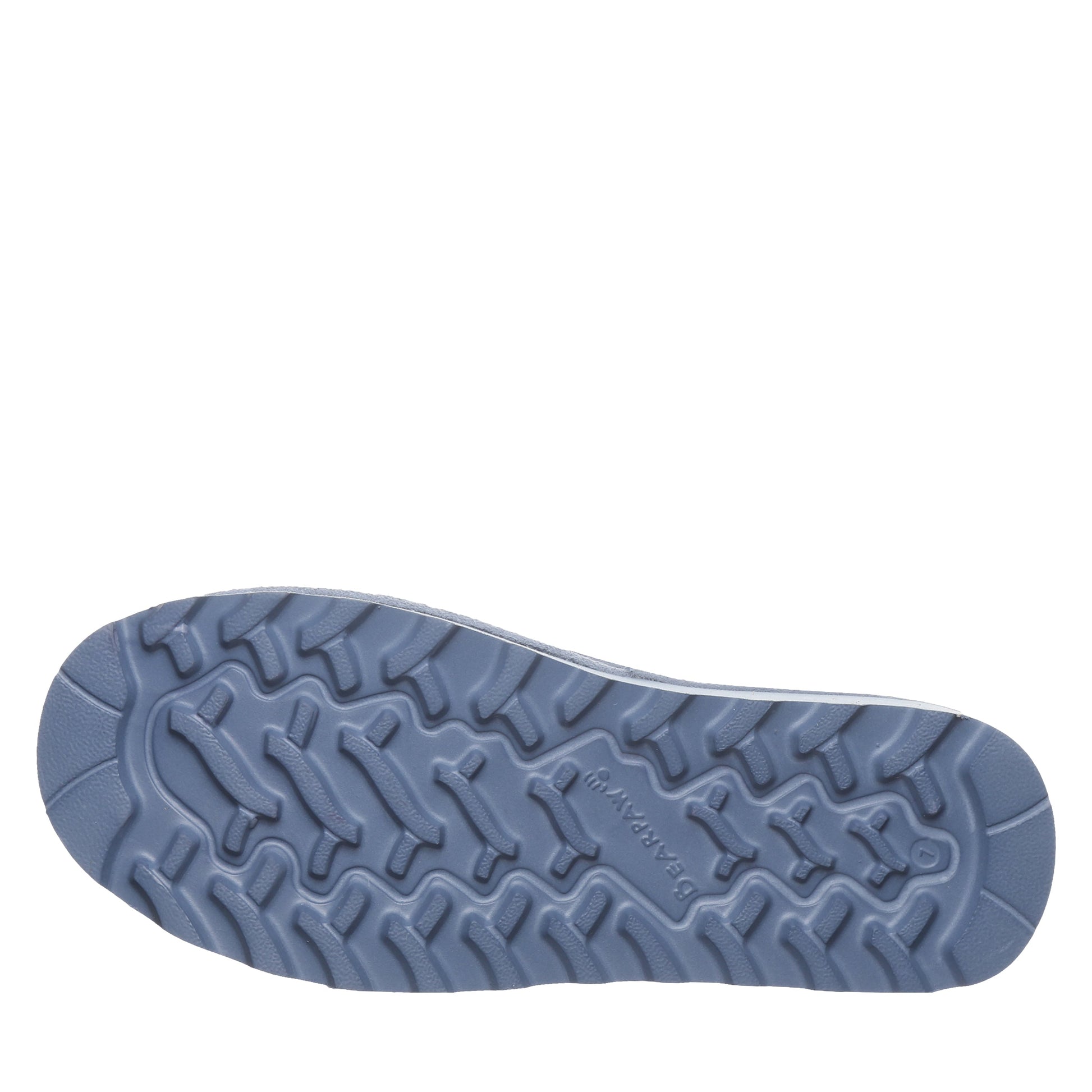 Bearpaw Crochet Martis Blue Fin Platform Slipper With Crochet Trim