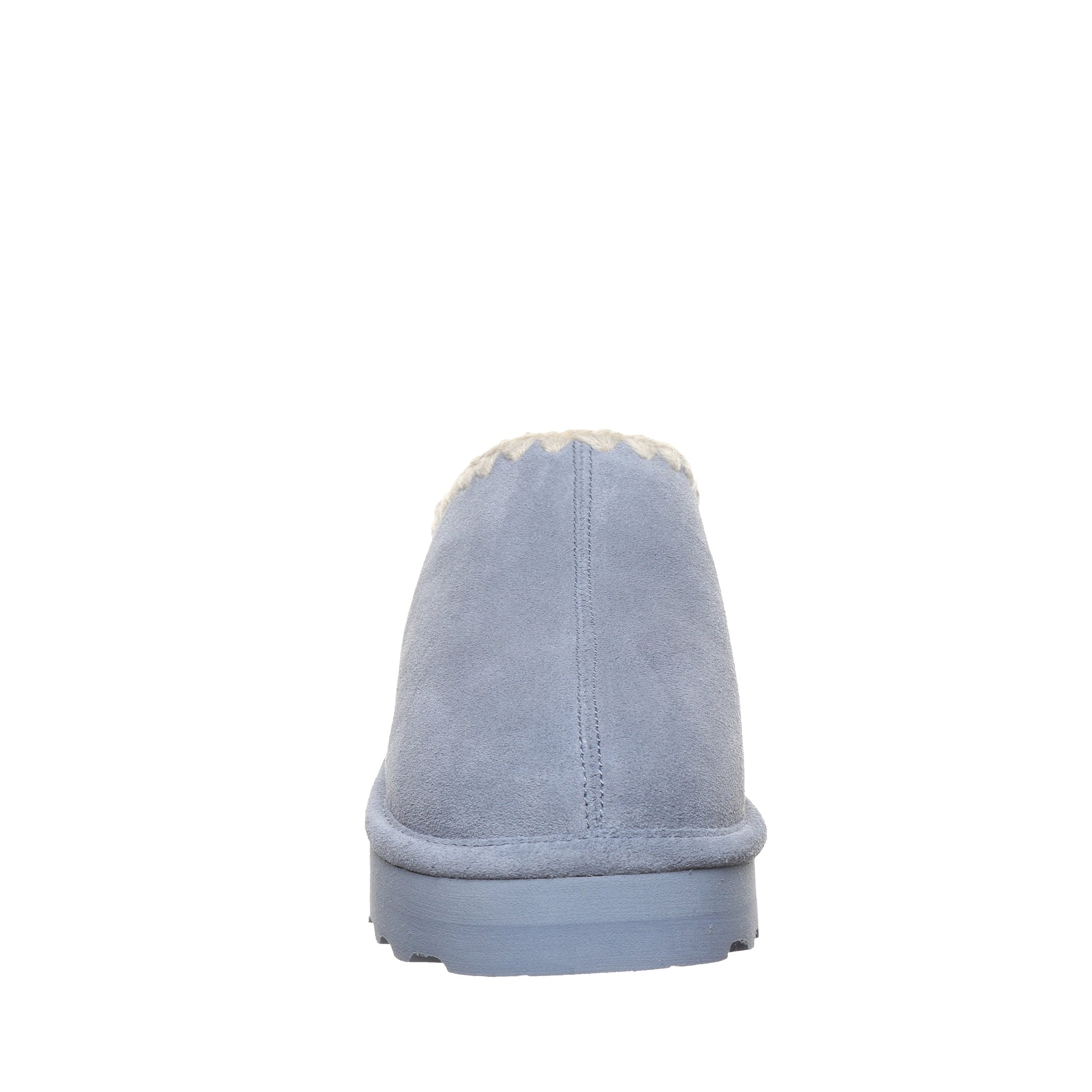 Bearpaw Crochet Martis Blue Fin Platform Slipper With Crochet Trim