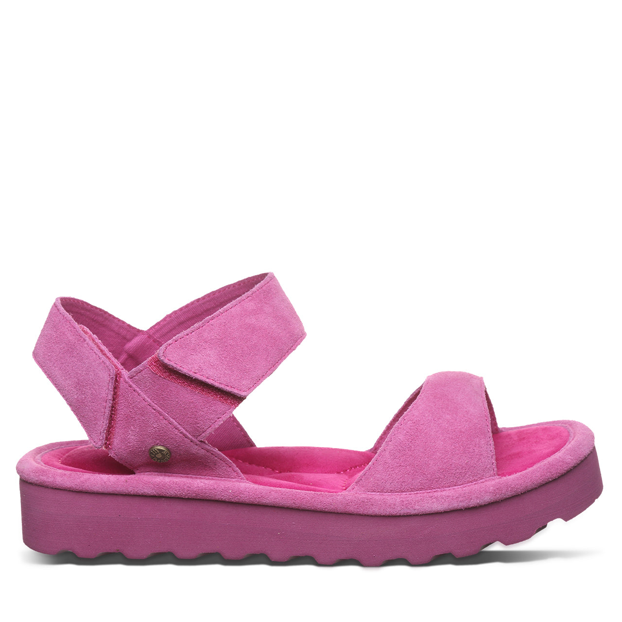 Bearpaw Crest Orchid Platform Sandal With Quilted Footbed