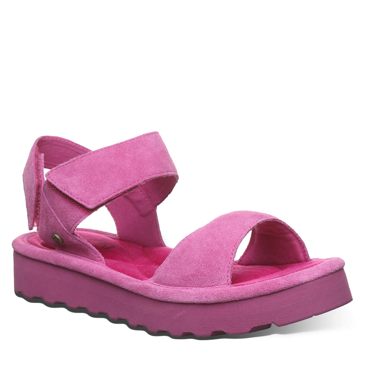Bearpaw Crest Orchid Platform Sandal With Quilted Footbed