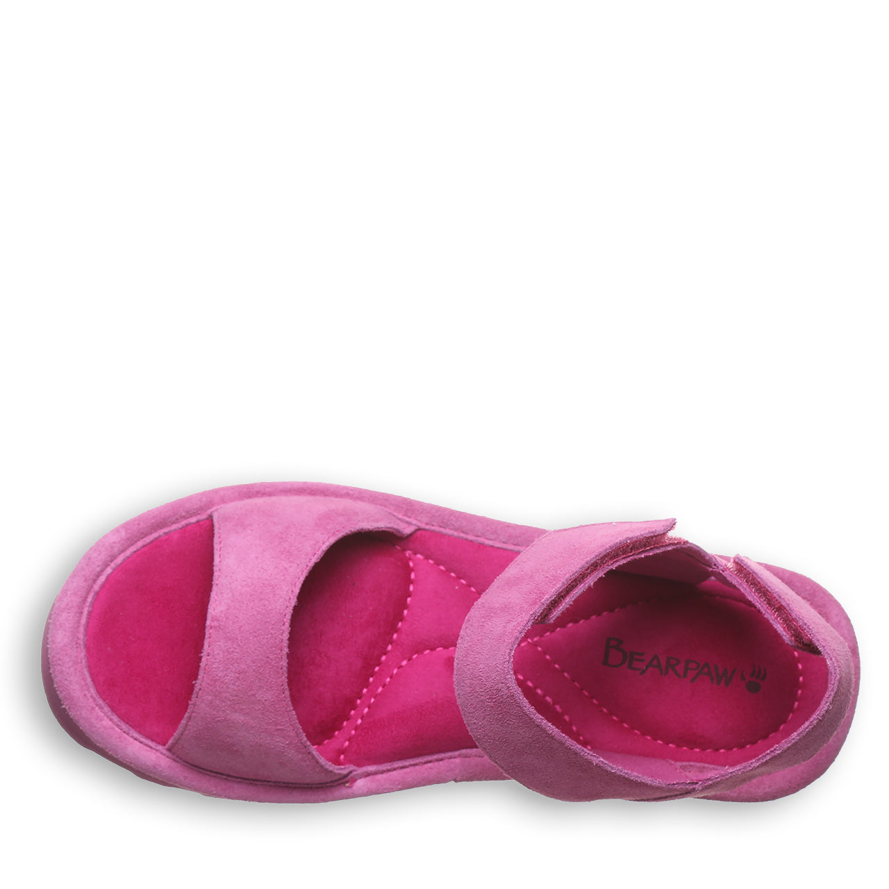 Bearpaw Crest Orchid Platform Sandal With Quilted Footbed