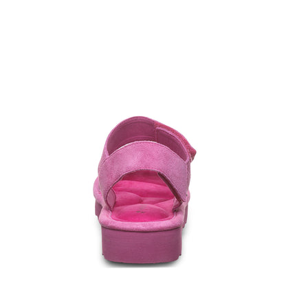Bearpaw Crest Orchid Platform Sandal With Quilted Footbed