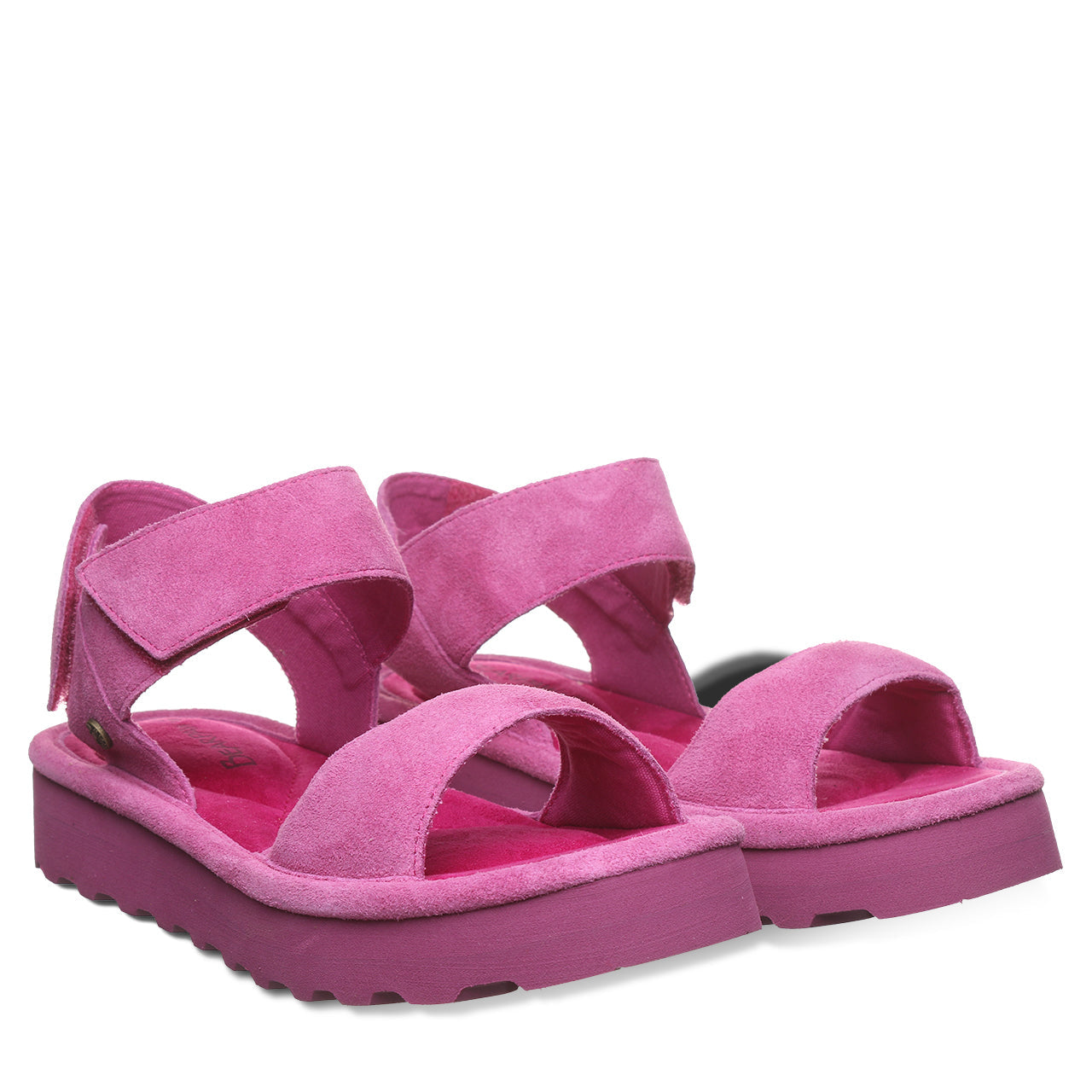 Bearpaw Crest Orchid Platform Sandal With Quilted Footbed