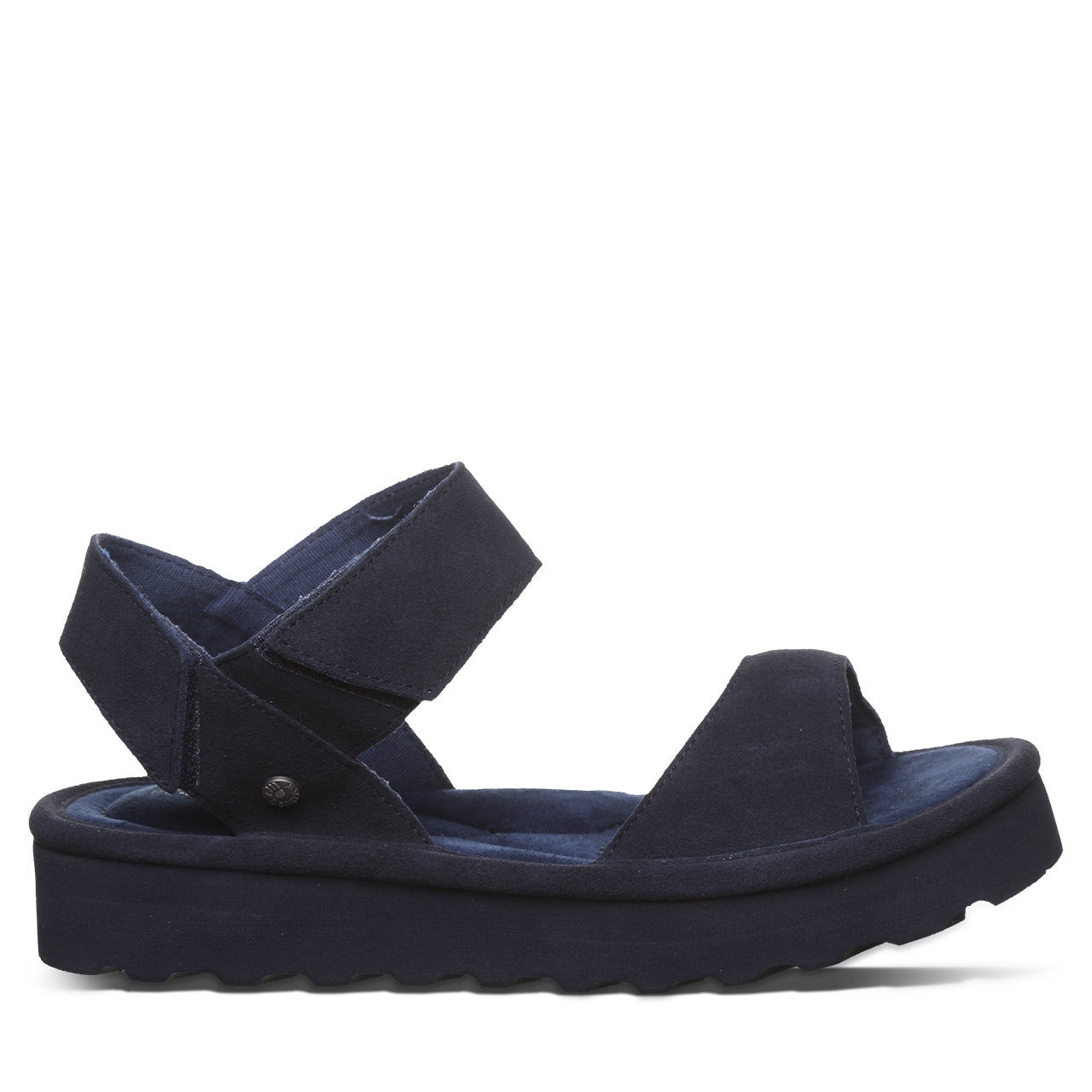 Bearpaw Crest Cadet Platform Sandal With Quilted Footbed