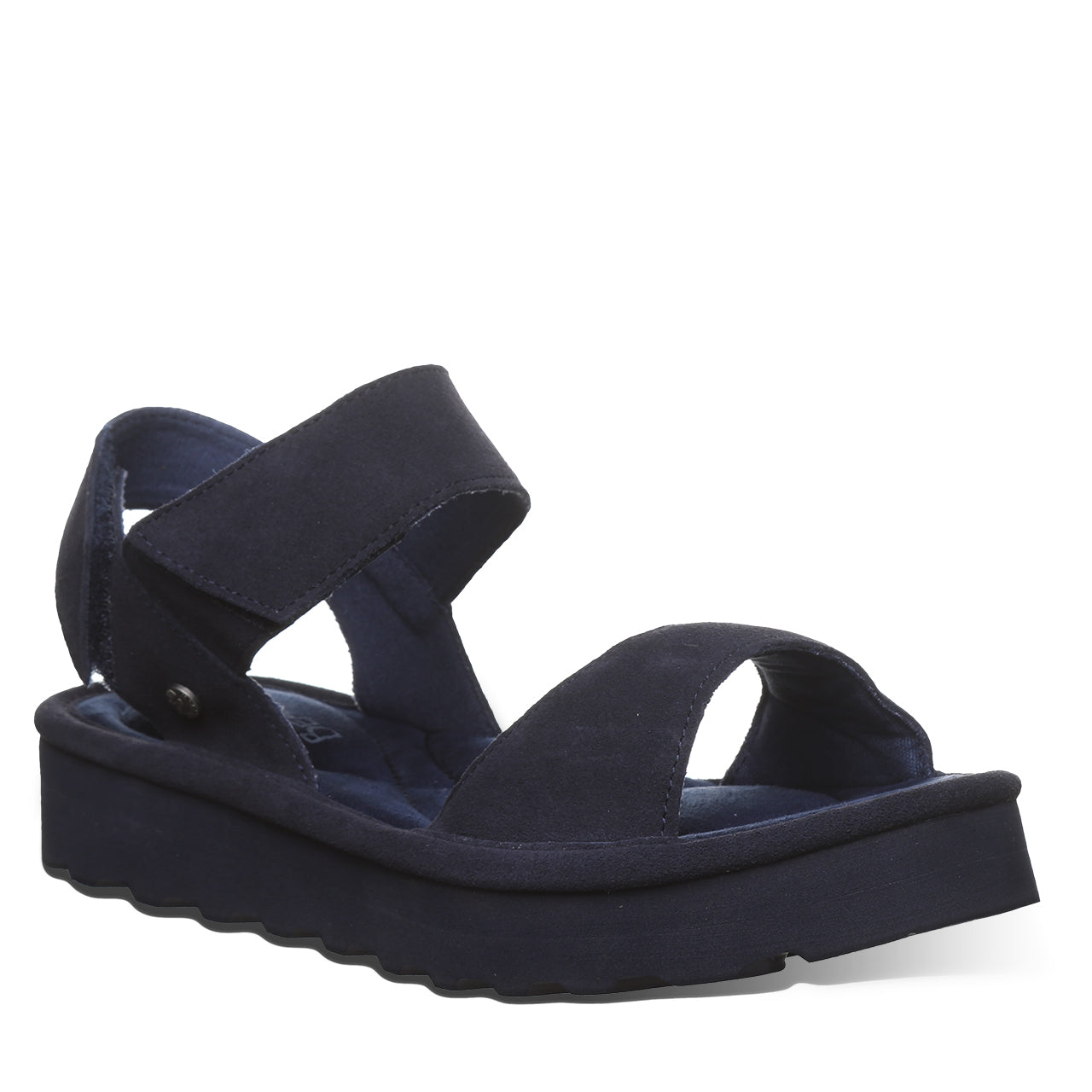 Bearpaw Crest Cadet Platform Sandal With Quilted Footbed