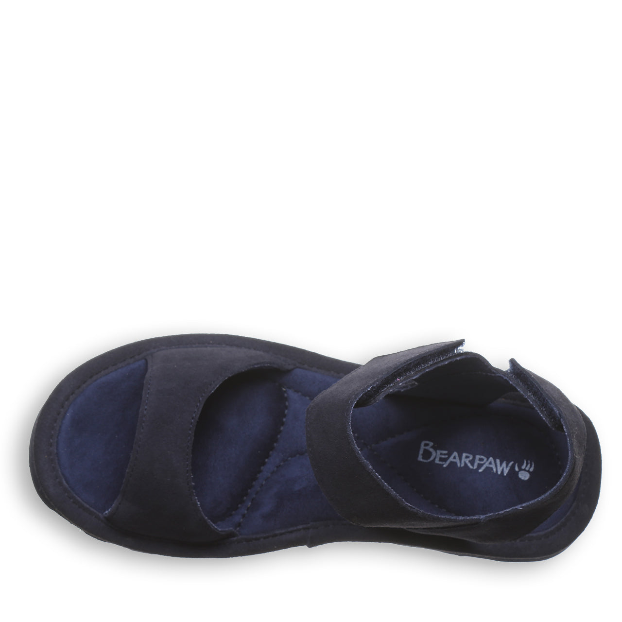 Bearpaw Crest Cadet Platform Sandal With Quilted Footbed