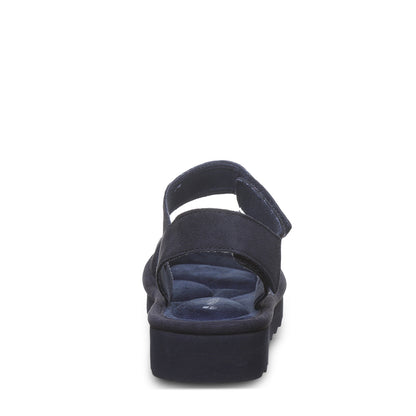 Bearpaw Crest Cadet Platform Sandal With Quilted Footbed