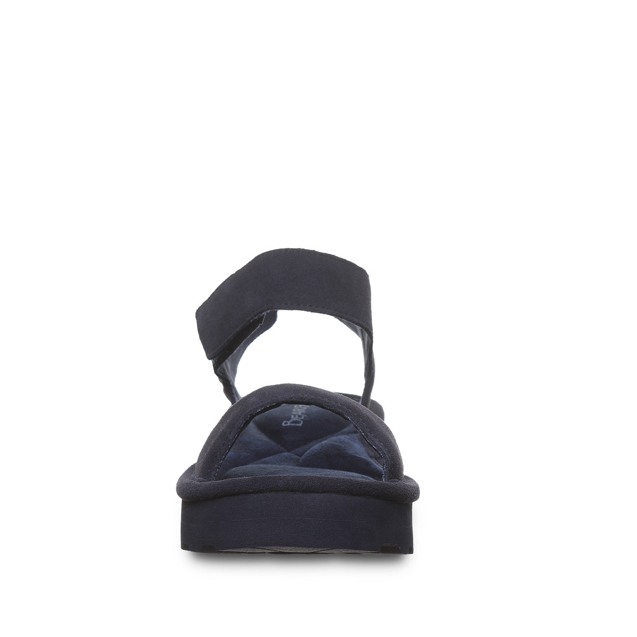 Bearpaw Crest Cadet Platform Sandal With Quilted Footbed