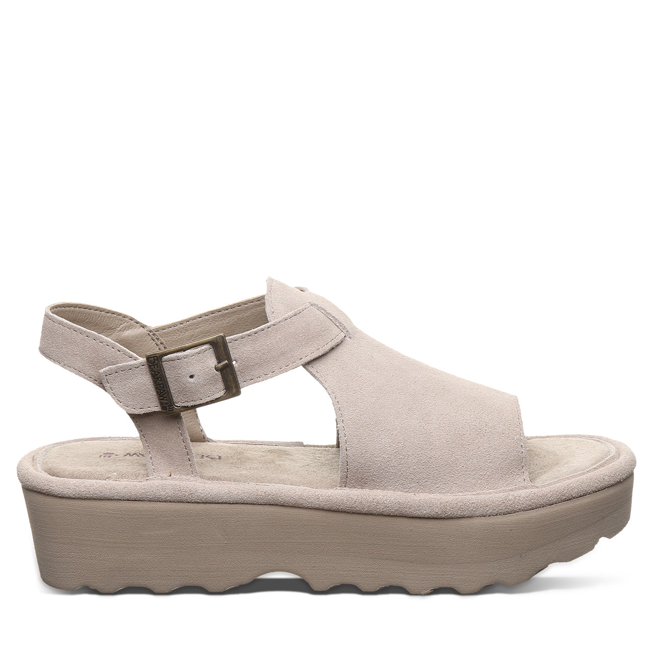 Bearpaw Ascend Mushroom Platform Sandal With Buckle Strap