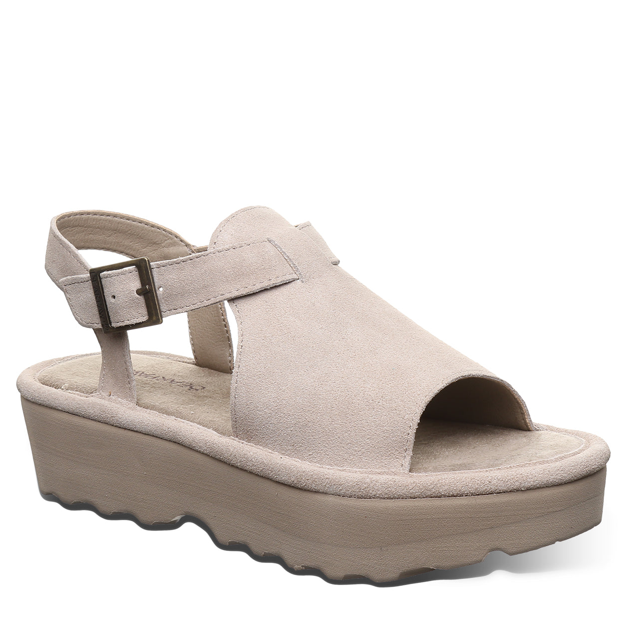 Bearpaw Ascend Mushroom Platform Sandal With Buckle Strap