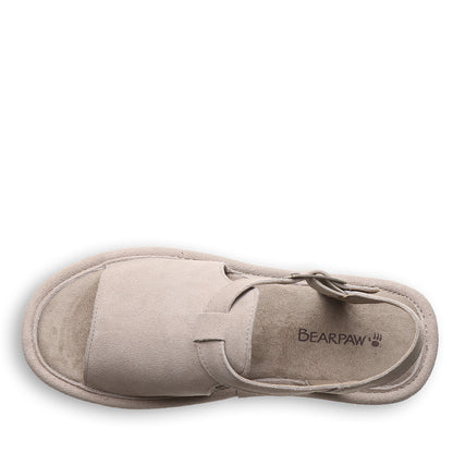 Bearpaw Ascend Mushroom Platform Sandal With Buckle Strap