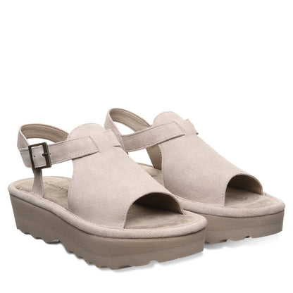 Bearpaw Ascend Mushroom Platform Sandal With Buckle Strap