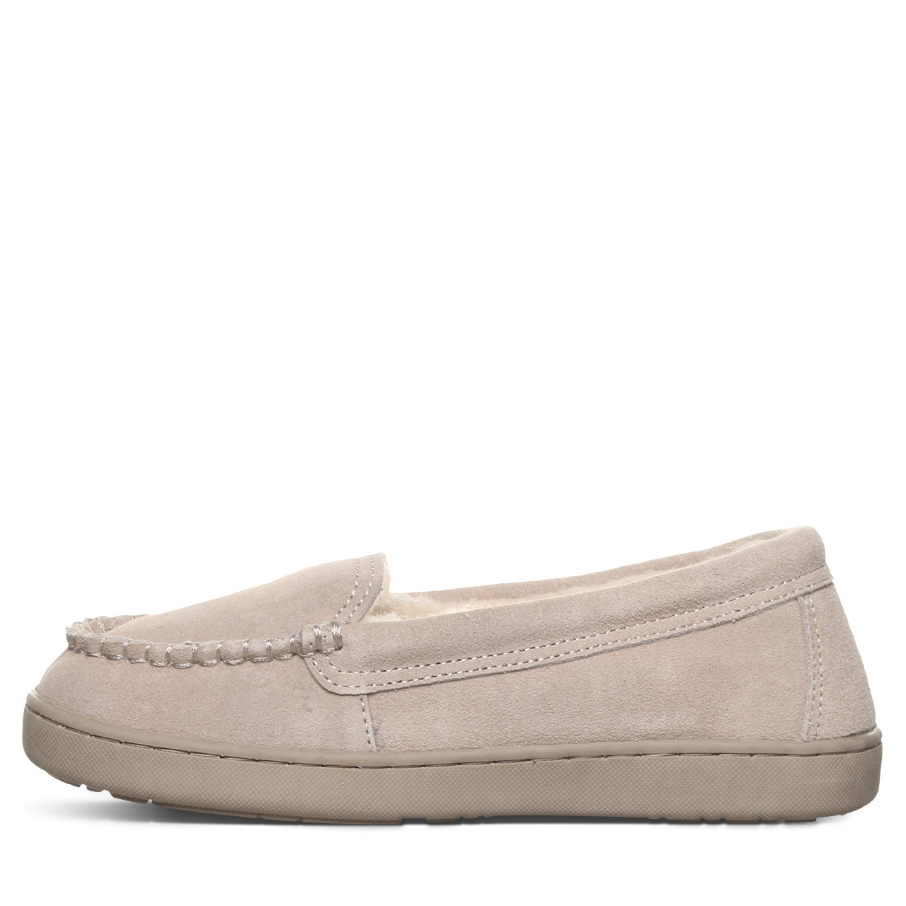 Bearpaw Angel Mushroom Suede Slipper With Wool Blend Lining