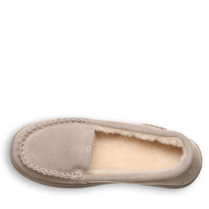 Bearpaw Angel Mushroom Suede Slipper With Wool Blend Lining