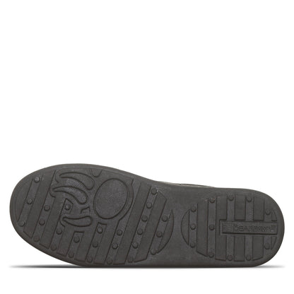 Bearpaw Angel Black Suede Slipper With Wool Blend Lining