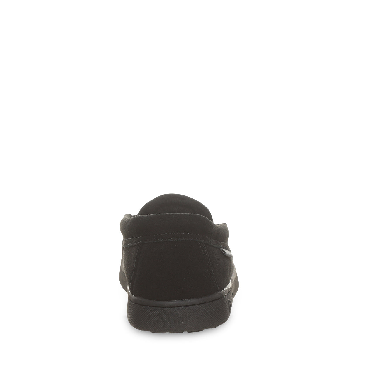Bearpaw Angel Black Suede Slipper With Wool Blend Lining